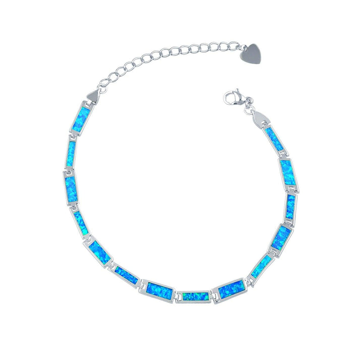 Opal Bracelet Fashion Colored Gems Ornament - Trendha