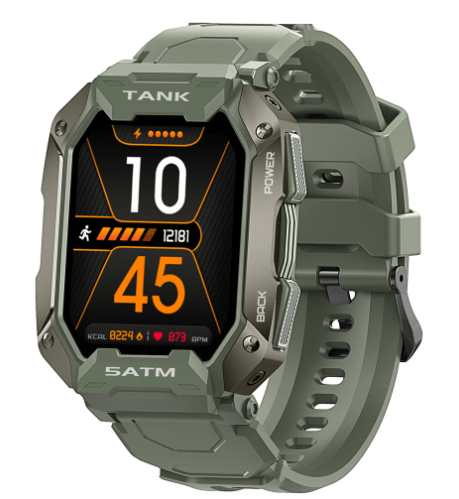 Outdoor Smart Watch 5ATM IP69K Waterproof Bluetooth - Trendha