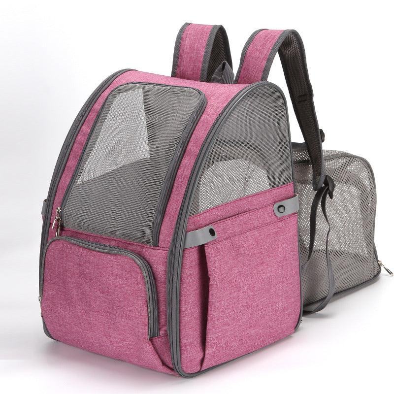 Oxford Cloth Breathable Foldable Pet Backpack - Trendha
