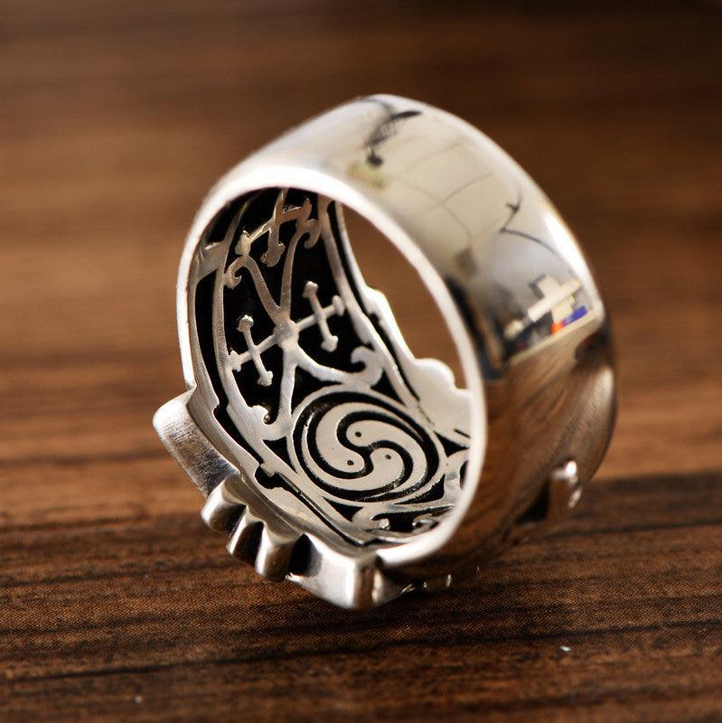 Personality Cross Ring Thick And Stable Male - Trendha