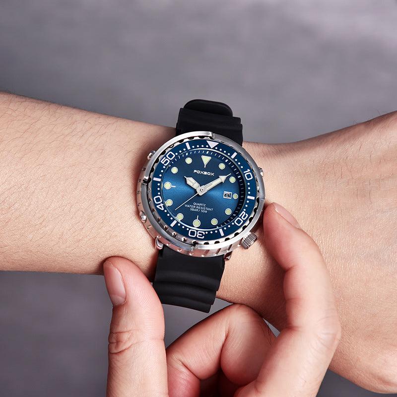 Personalized Classic Three-needle Quartz Watch Luminous Calendar - Trendha