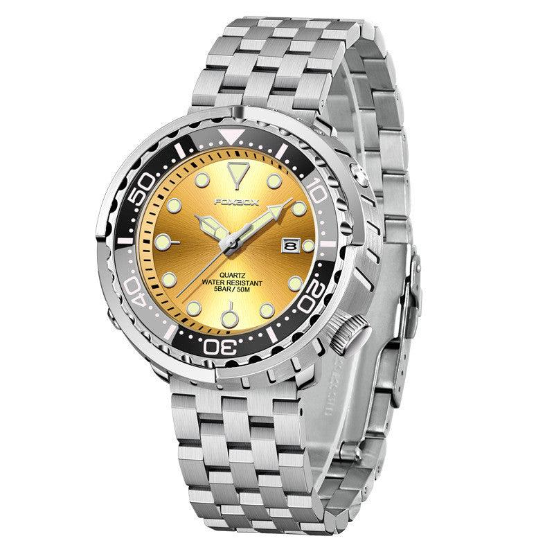 Personalized Classic Three-needle Quartz Watch Luminous Calendar - Trendha