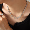 Color: P1209 Steel Necklace 42cm