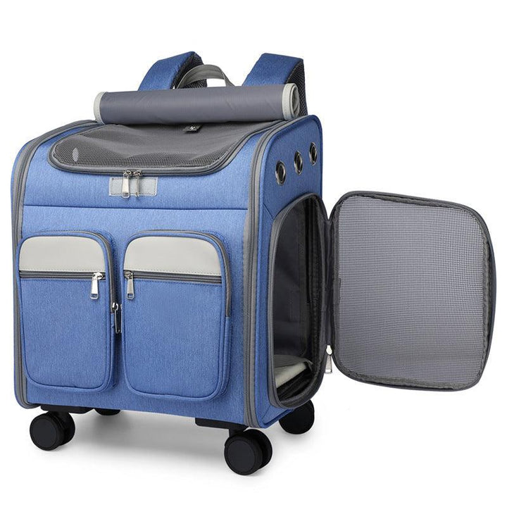 Pet Trolley Case Cat Bag Large Capacity Folding - Trendha