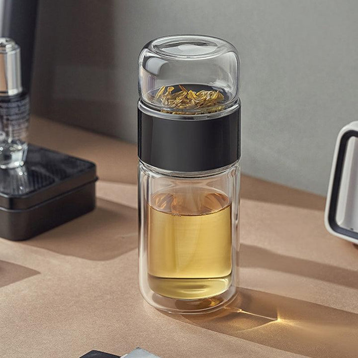 Portable Tea And Water Separation Double-Layer Glass - Trendha