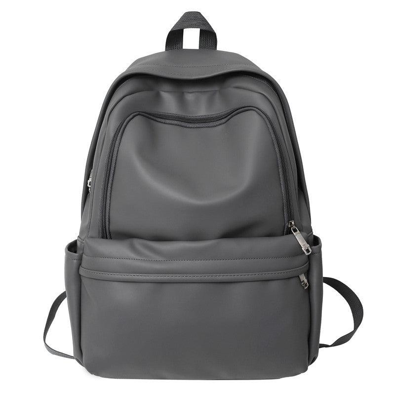 PU Leather Large Capacity College Students' Backpack - Trendha