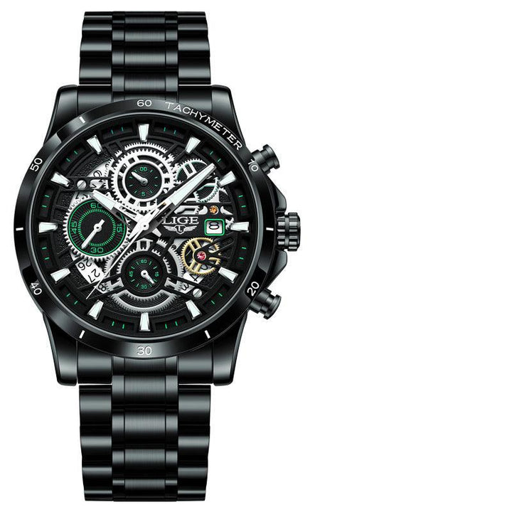 Quartz Watch Skeleton Design Multifunctional - Trendha
