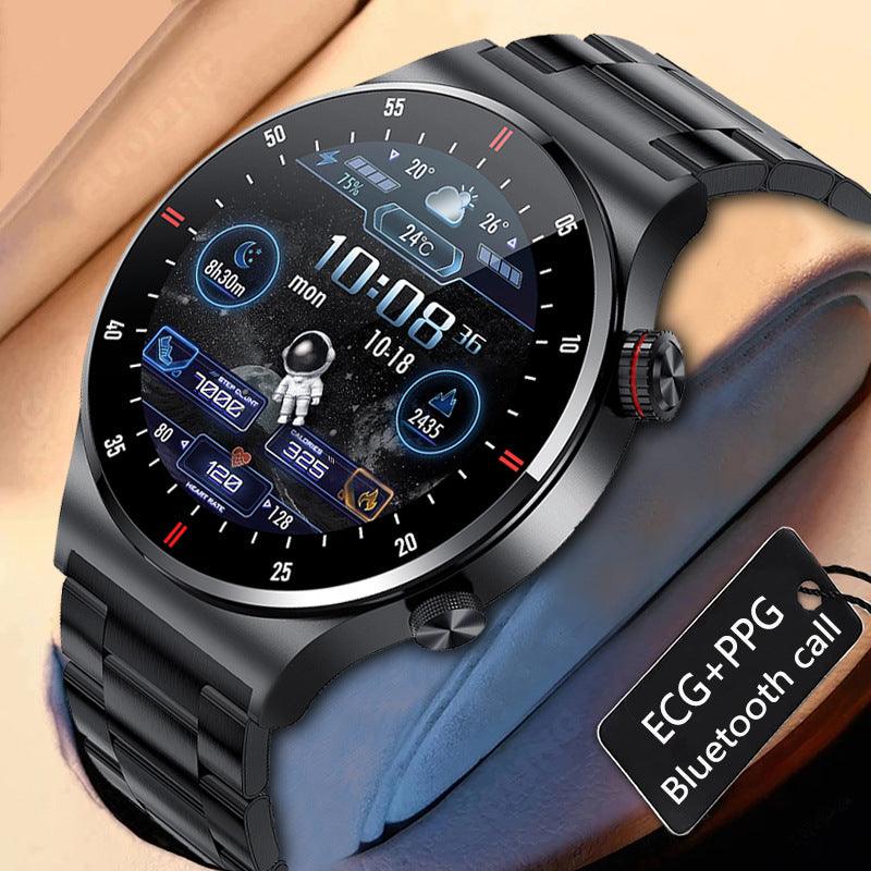 QW33 Smart Watch Heart Rate Blood Pressure Blood Oxygen Controlled By Music Photo Step Counting Bluetooth Calling Smart Watch - Trendha