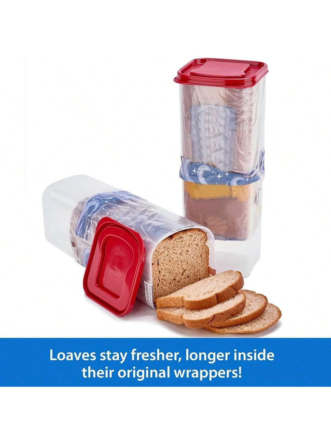Rectangular Bread Box With Handle Translucent Cake Container Packaging Box Storage Case For Dry Foods Loaf Cake Keeper - Trendha