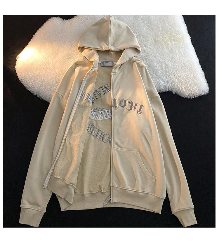 Retro American Sweater Cardigan Female Spring And Autumn - Trendha