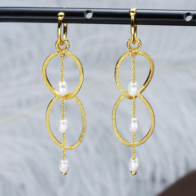 Ring Pearl Ear Clip Without Ear Hole - Trendha