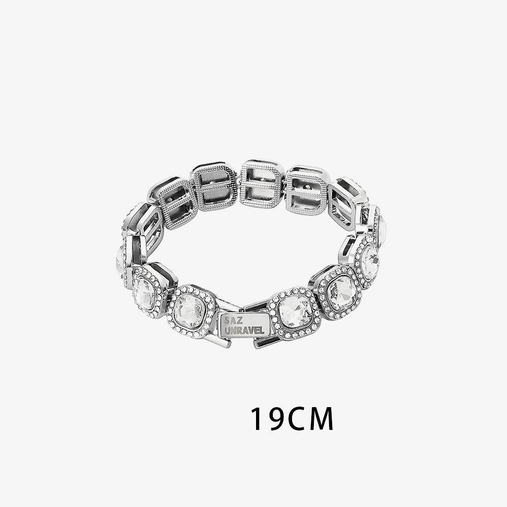 Rock Sugar Diamond Bracelet Male - Trendha