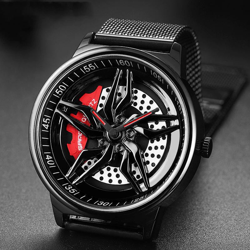Rotating Cool Personality Wheel Watch Waterproof - Trendha