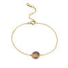Color: Elongated stone bracelet