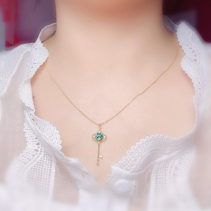 Silver Pendant Empty Holding Round - Trendha