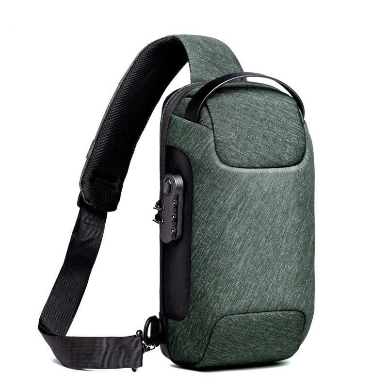Sling Bag, Waterproof Men's Chest Bag Shoulder Bags Crossbody Sling Backpack For Men - Trendha