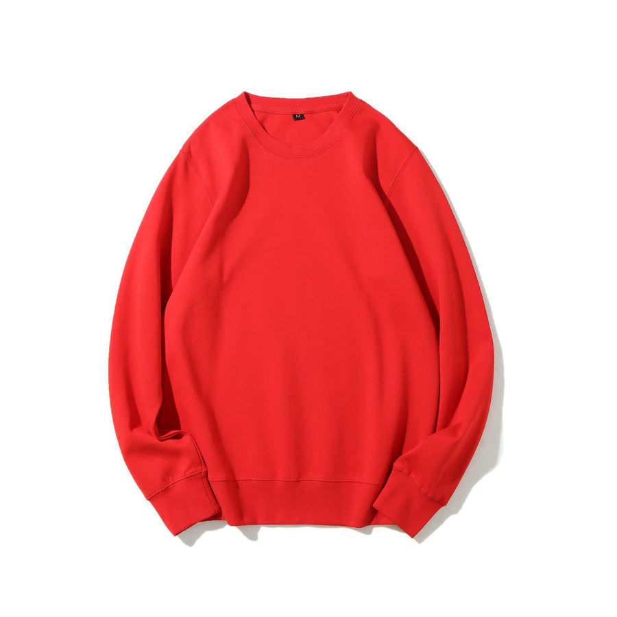 Solid Healthy Round Neck Sweater Long Sleeve - Trendha