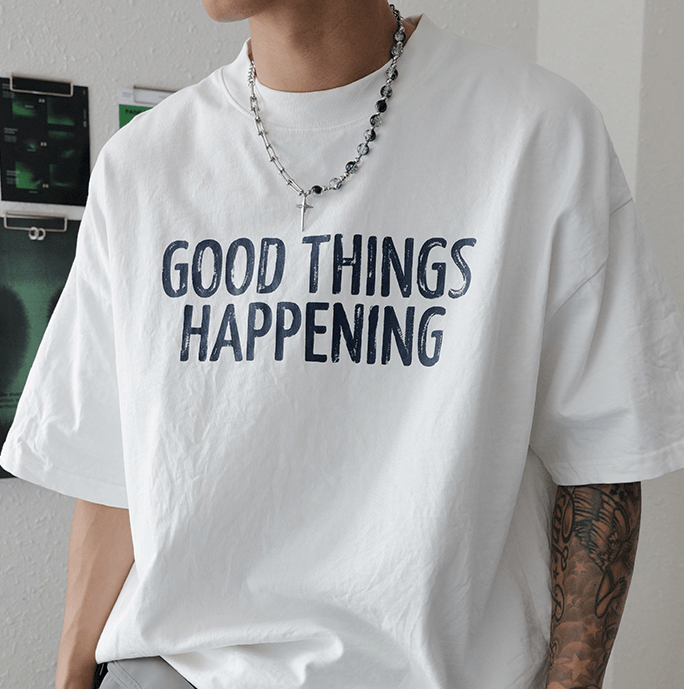 Splicing Beaded Necklace Hip Hop - Trendha