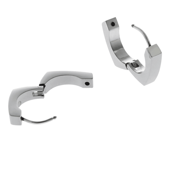 Square Earrings Made Of Versatile Titanium Steel - Trendha