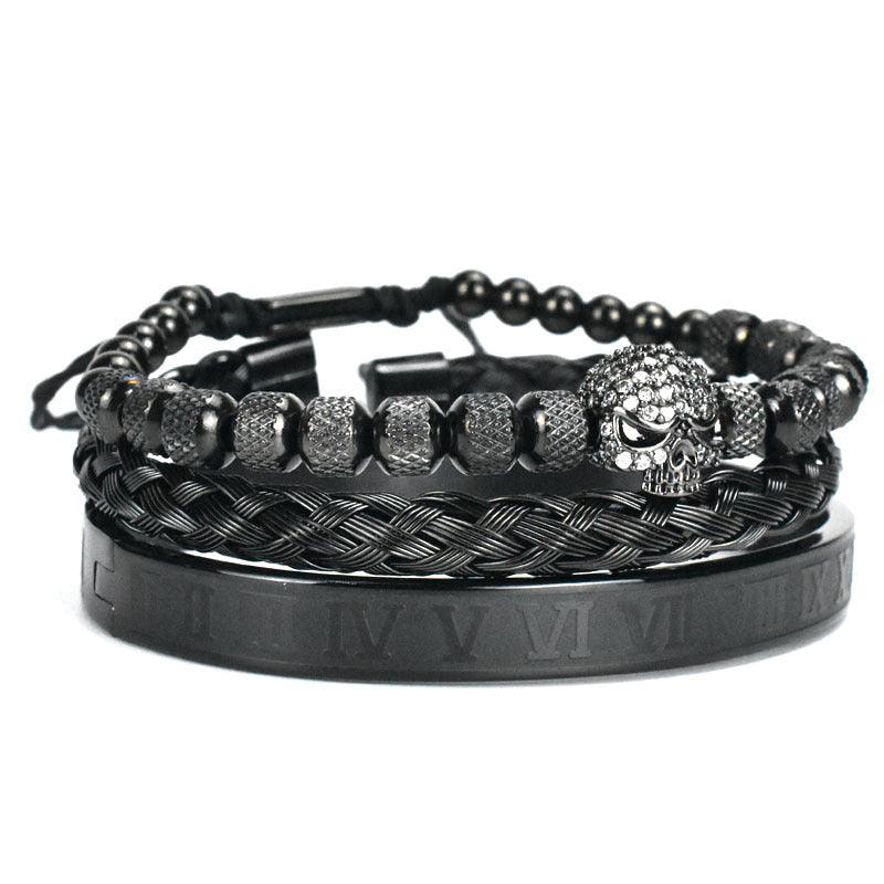 Stainless Steel Mesh Bracelet Suit Men - Trendha
