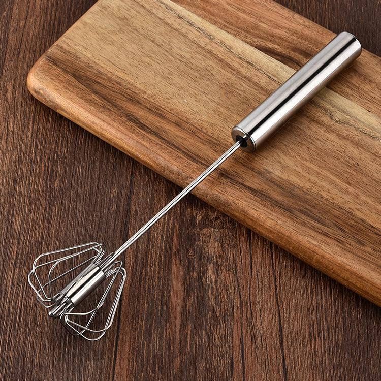 Stainless Steel Semi Automatic Egg Beater Kitchen Tools Hand Held - Trendha