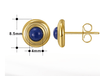 Color: Earrings 14K gold