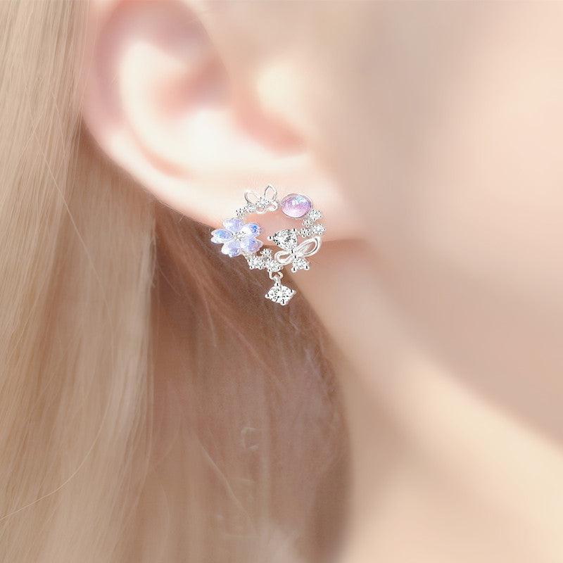 Sterling Silver Light Luxury And Small Design High Grade Earrings - Trendha