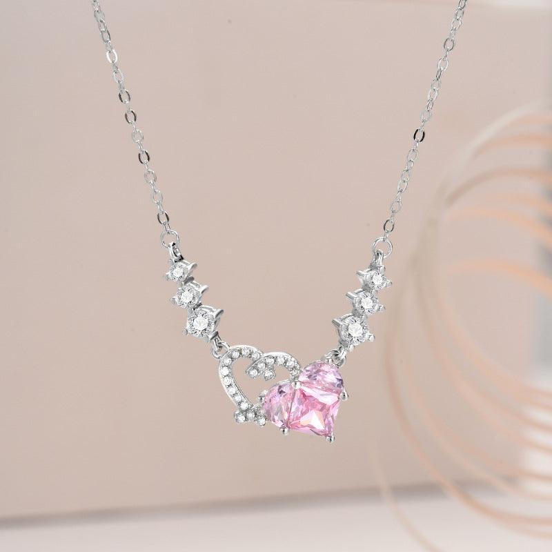 Sterling Silver Sweet Girl Series Dating Necklace - Trendha
