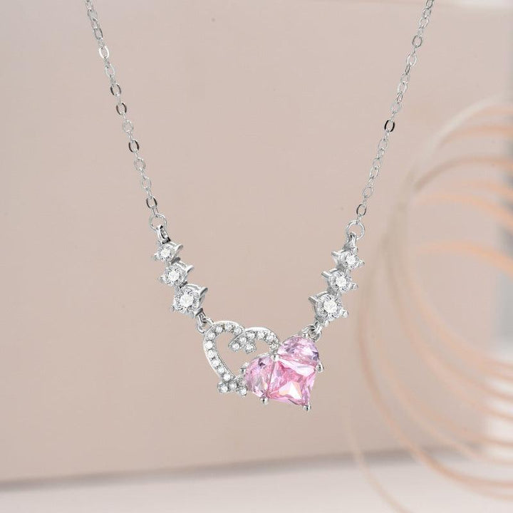 Sterling Silver Sweet Girl Series Dating Necklace - Trendha
