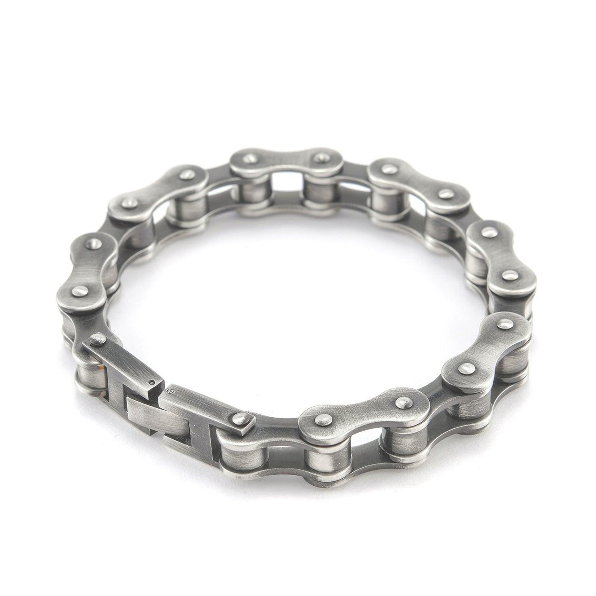 Street Punk Series Vintage Men's Chain Bicycle Bracelet Titanium Steel Bracelet - Trendha