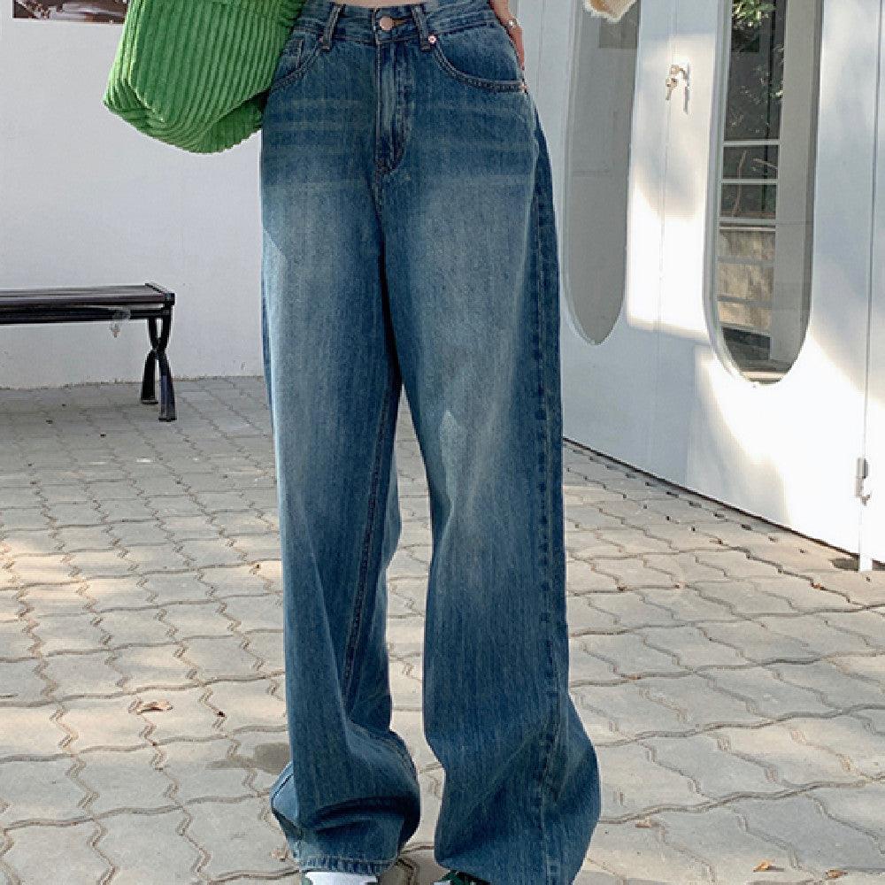 Summer Loose Straight Floor Trousers - Trendha