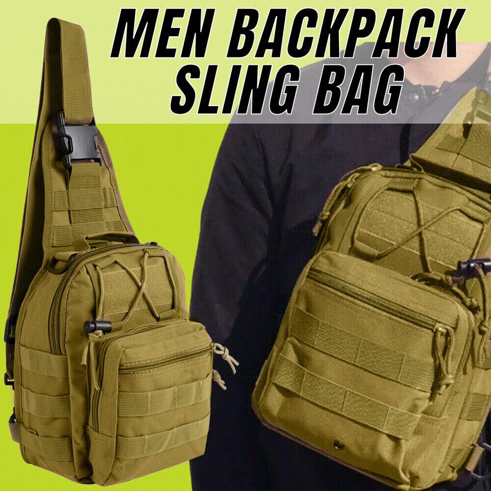 Tactical Chest Bag Backpack Military Sling Shoulder Fanny Pack Cross Body Pouch - Trendha