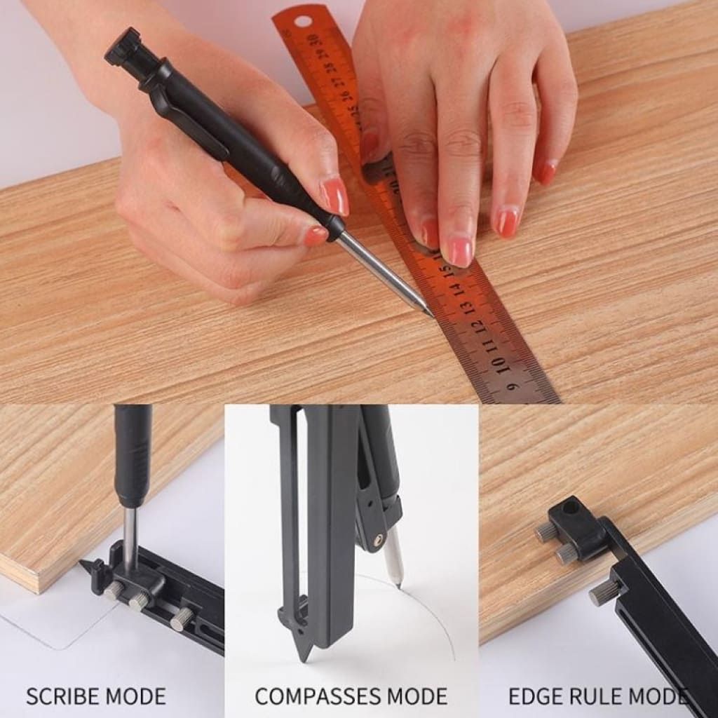 Aluminum Alloy Scribing Tool with Deep Hole Pencil