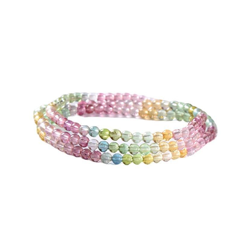 Tourmaline Macaron Multi Loop Bracelet Female - Trendha