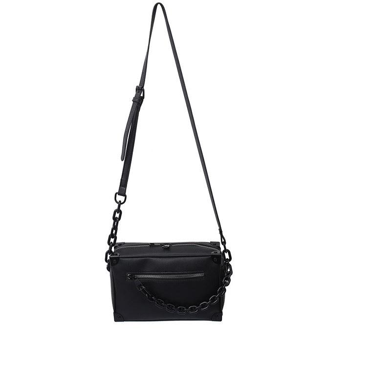 Trendy Brand Small Square Bag Boys Retro Chain - Trendha