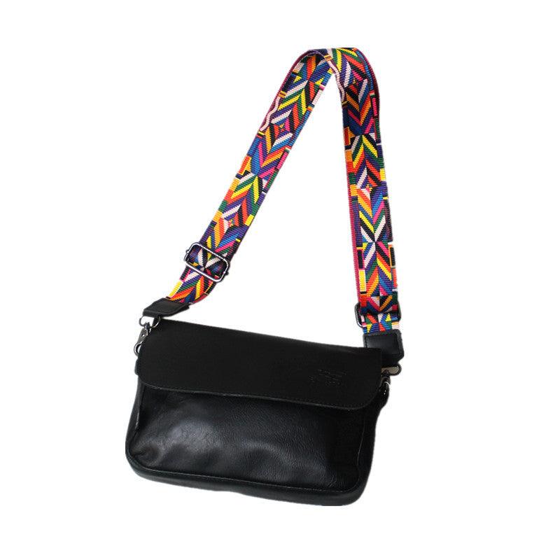 Trendy Men's Ribbon Crossbody Small Bag Street Style Shoulder Small Crossbody Bag - Trendha