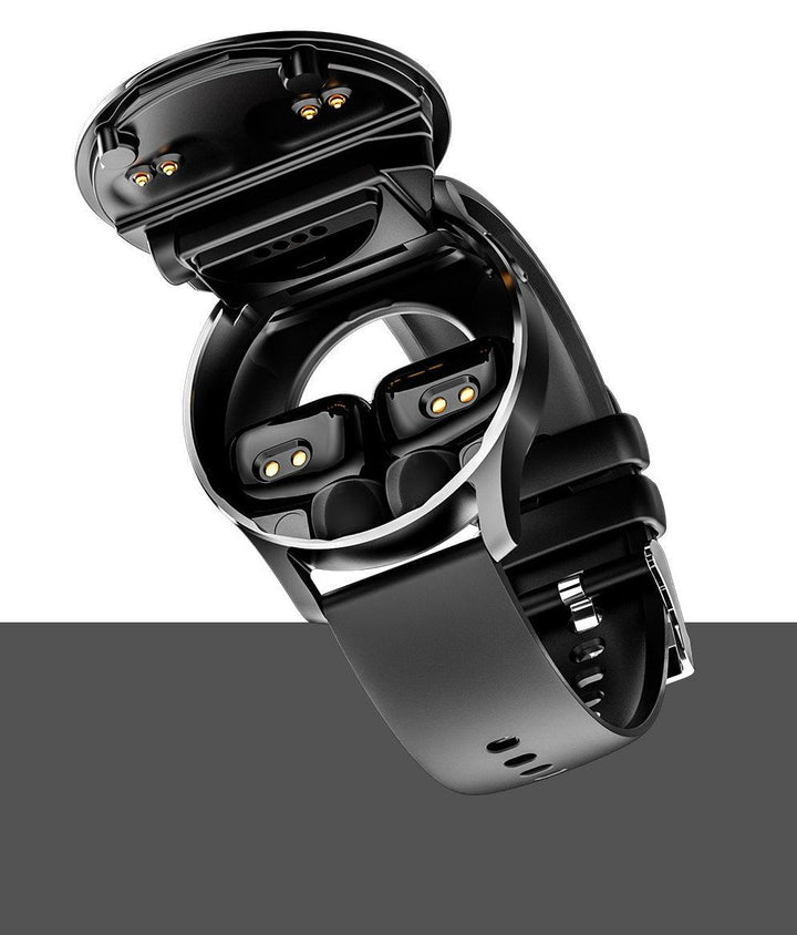 Two-in-one TWS Wireless Binaural Call Listening Music Sports Business Bracelet Smart Watch - Trendha