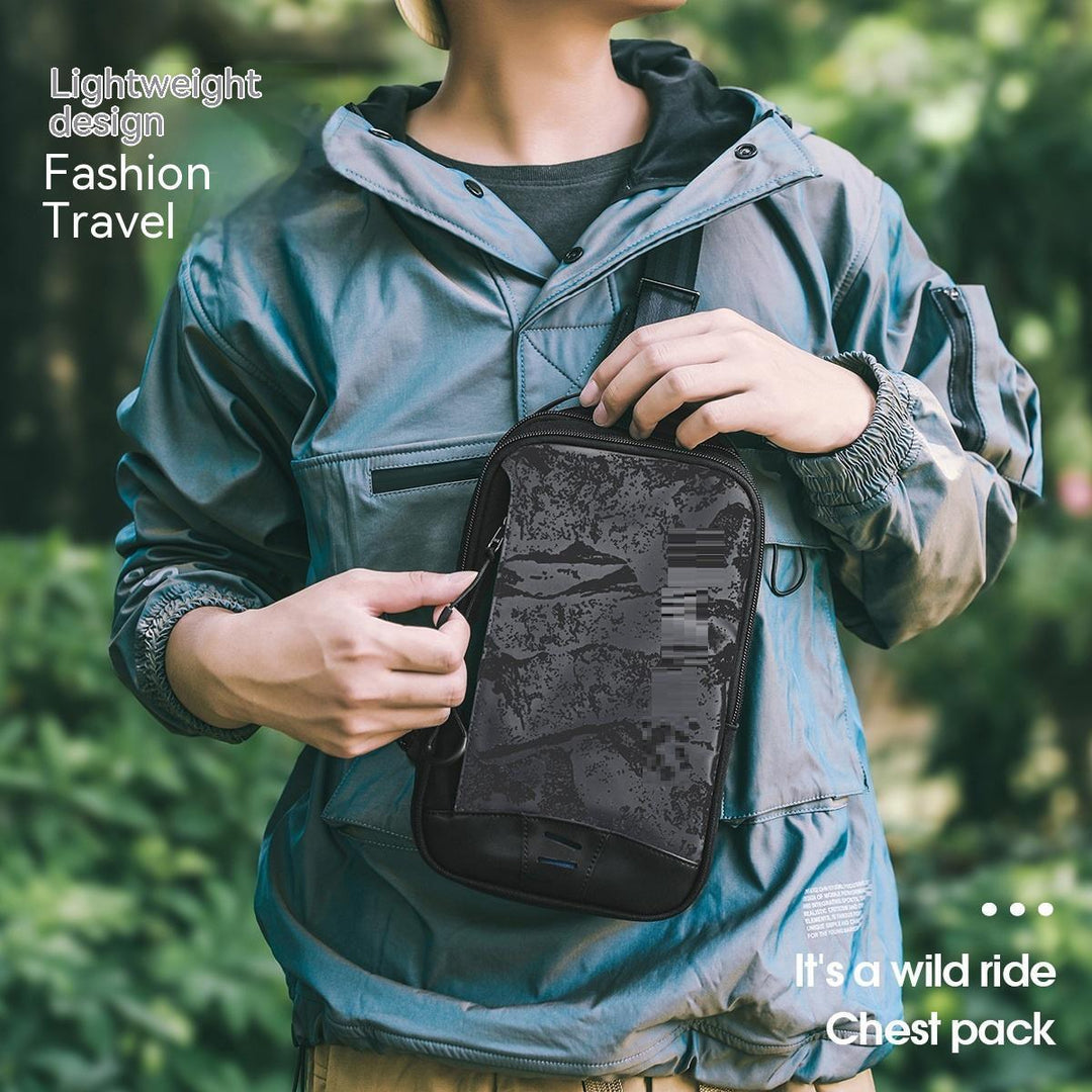 Ultra Light And Stylish Camouflage Simple Ins Chest Bag Breathable Waterproof Function - Trendha