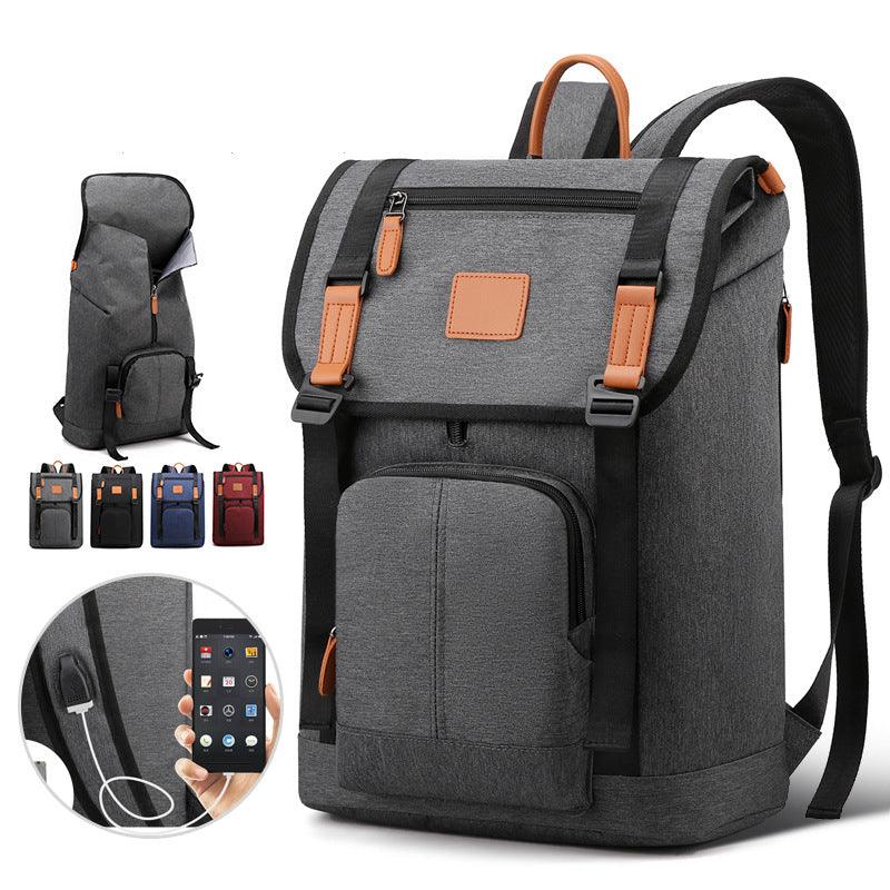 USB Charging Large Capacity Fashion School Bag - Trendha