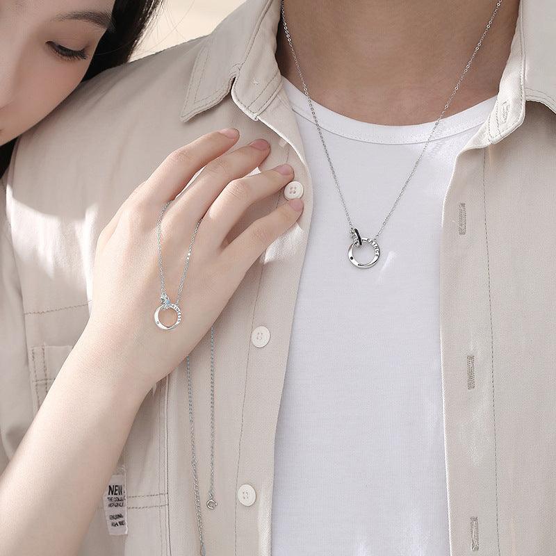 Versatile Double Loop Clavicle Chain - Trendha