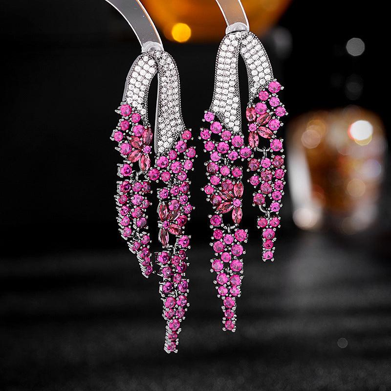 Vintage Court Clothes Exaggerated Earrings - Trendha