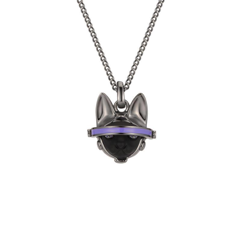 Virtual Pet Series Cute Trendy Cat Necklace