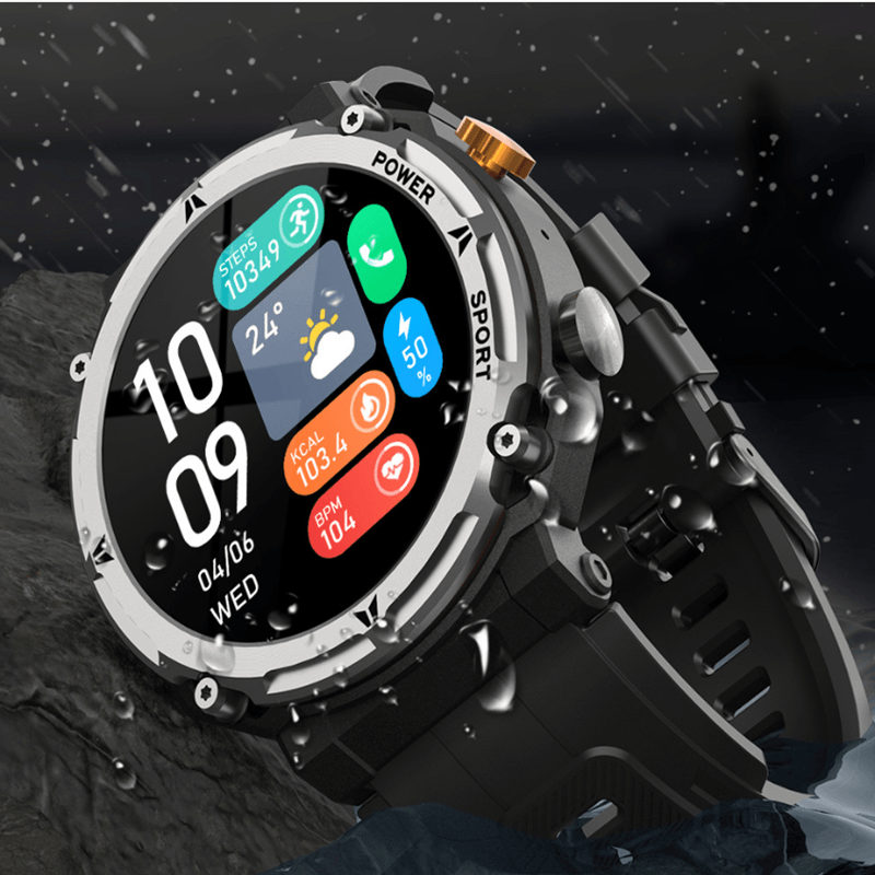 Voice Heart Rate Pressure Blood Oxygen Monitoring Exercise Watch - Trendha