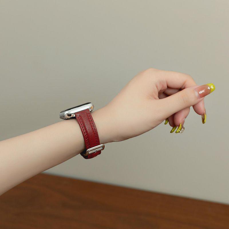 Watch Strap Genuine Leather Iwatch Strap Applewatch - Trendha