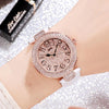 Color: White Belt Rose Gold Shell