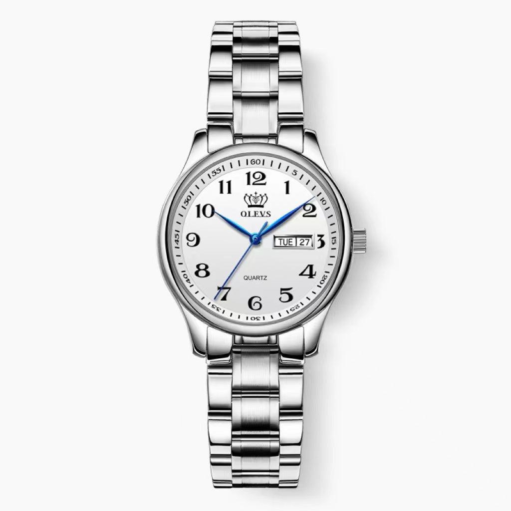 Waterproof Watch Men's Watch Calendar Middle-aged And Elderly Digital Quartz Watch - Trendha