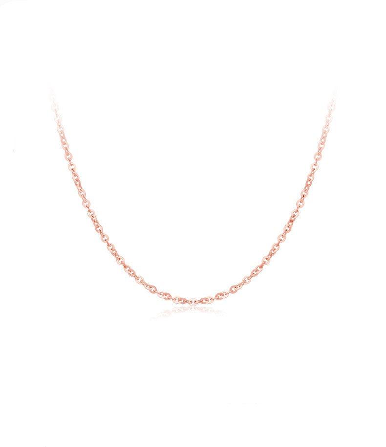 Women's 18K Gold O-chain Collarbone Necklace - Trendha