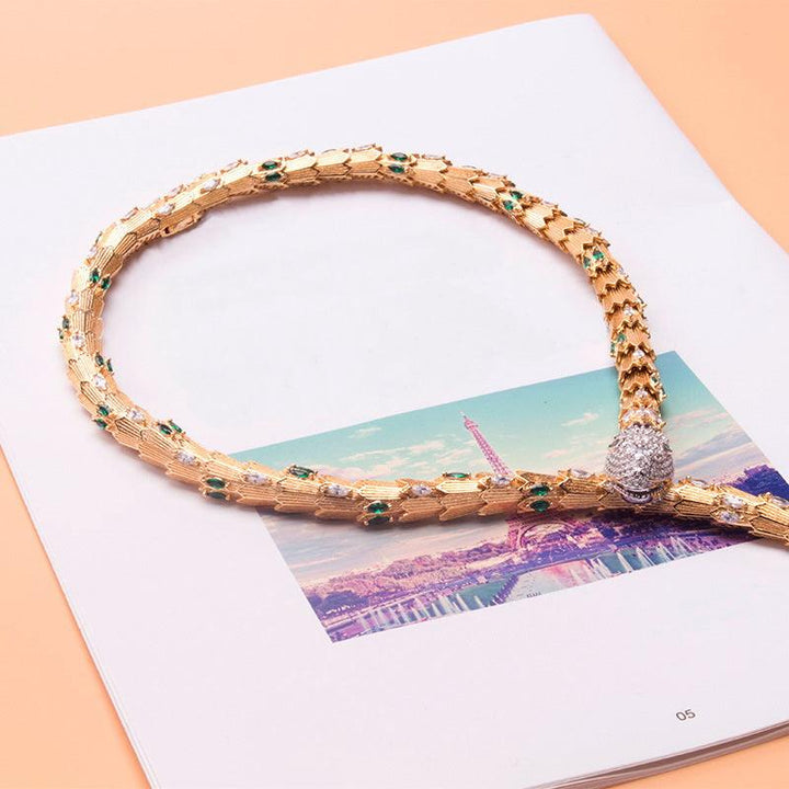 Women's Animal Snake Necklace Bracelet - Trendha