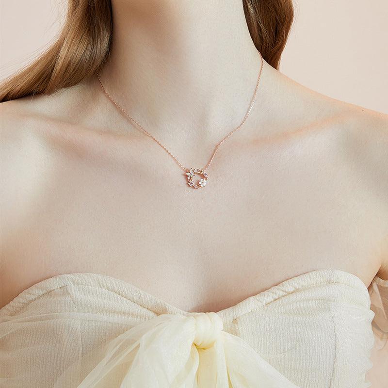 Women's Butterfly Sterling Silver Necklace - Trendha