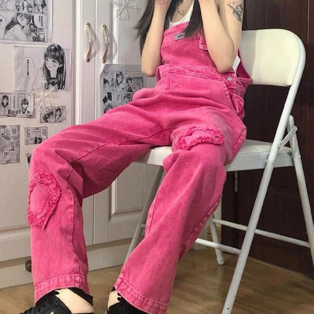 Women's Fashion Casual Baggy Straight Trousers - Trendha